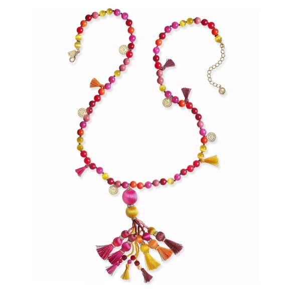 KATE SPADE • Pretty Poms Tassel Pendant Necklace - Picture 7 of 9